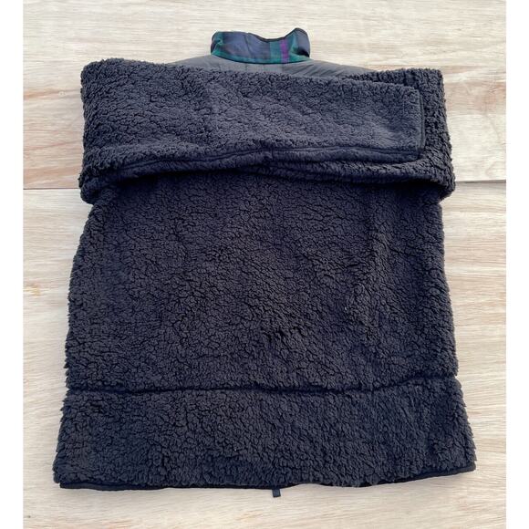 MANRESA Fleece Winter Jacket Zip up Pockets Wool Polyester Men's Black Size US L - Picture 7 of 7